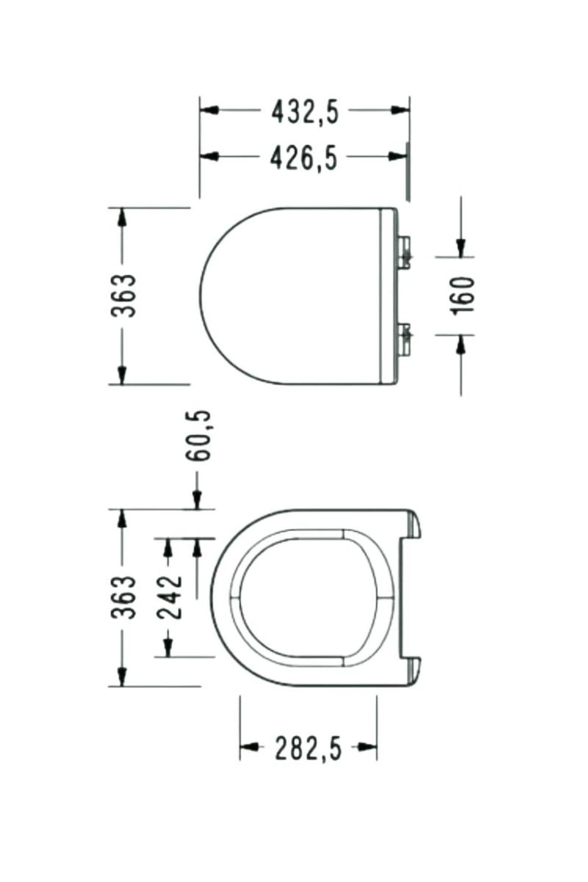 Serel Purity Asma Klozet (PR10) + Blaze Slim Yavaş Kapanan Kapak 2'li Set