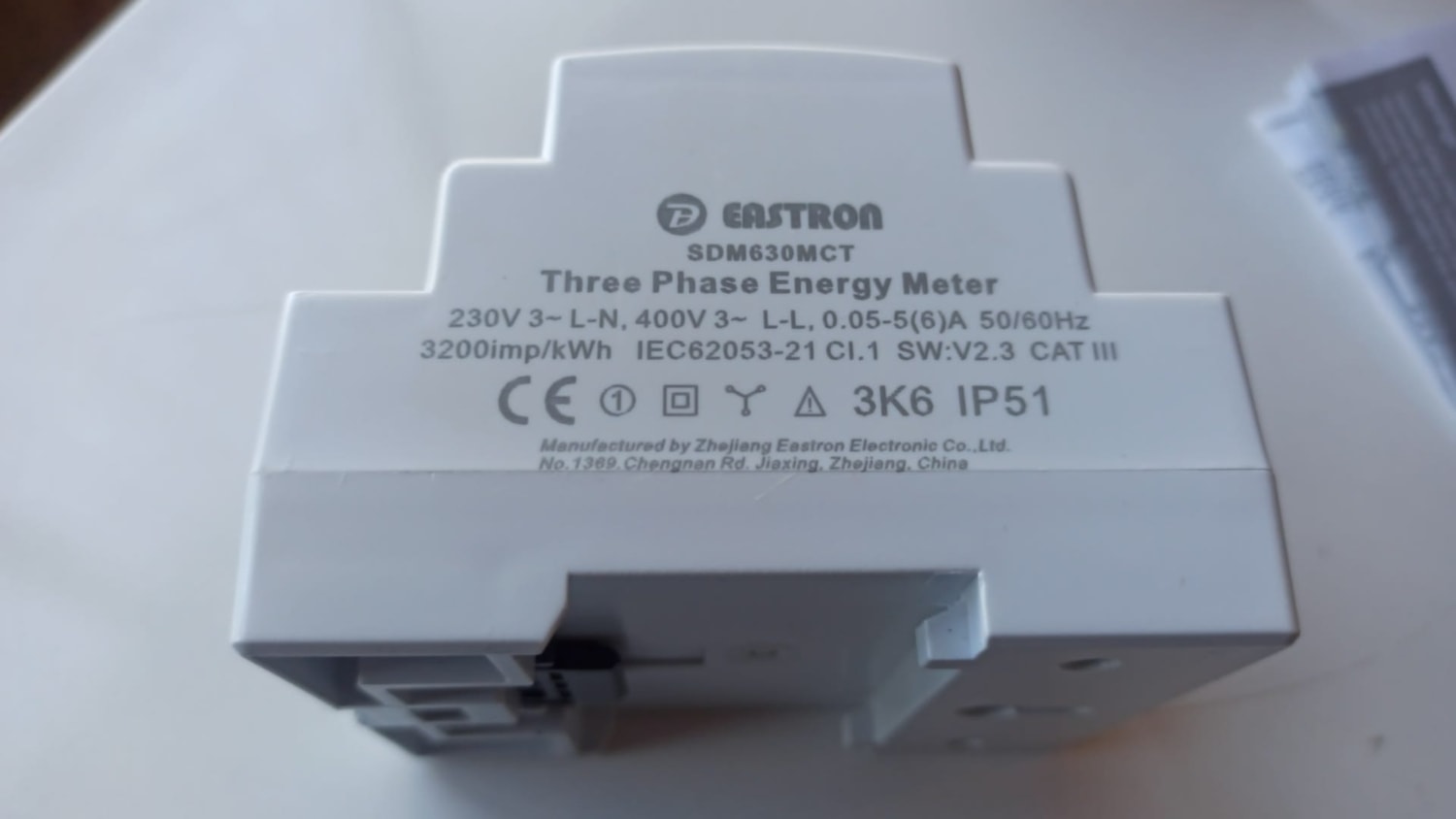 Eastron Üç Fazlı SDM630MCT Approved Onaylı Çok Fonksiyonlu Modbus Akıllı Mini Güç Enerji Ölçer Eastron