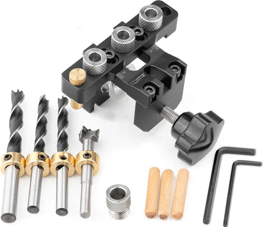 Humble Ayarlanabilir Dübel Ağaç Işleme Jig Seti (Yurt Dışından)