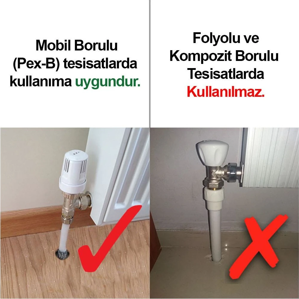 Radyatör Boru Gizleme Yeni Tekli - Beyaz - Yb100