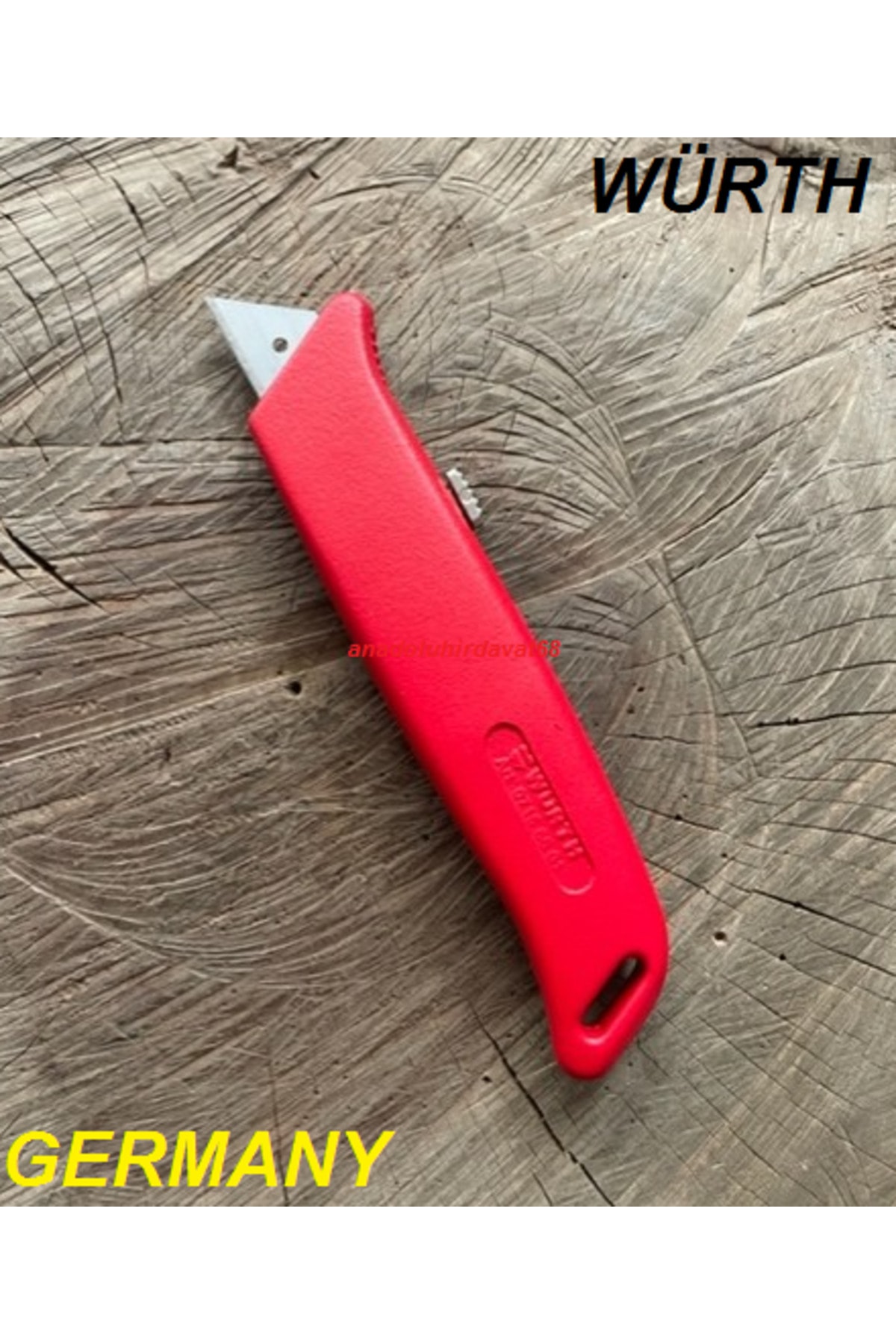WÜRTH DÖKÜM MAKET BIÇAGI METAL HALI KESME MAKET BIÇAĞI Bİ METAL