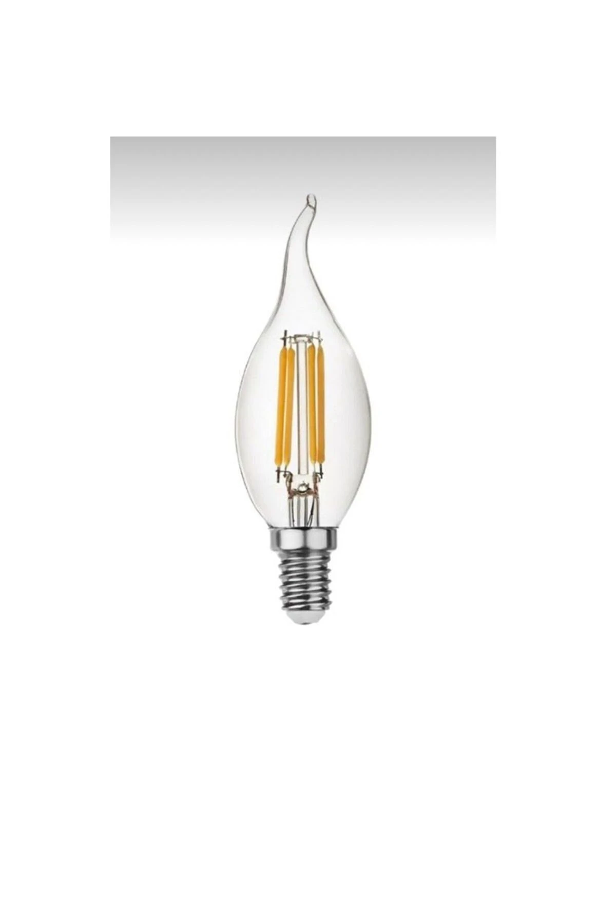 Kıvrık Uçlu Buji Ampül E-14 Duy ( Ince Duy ) Avize Ampülü Dış Mekan Kullanımına Uygun