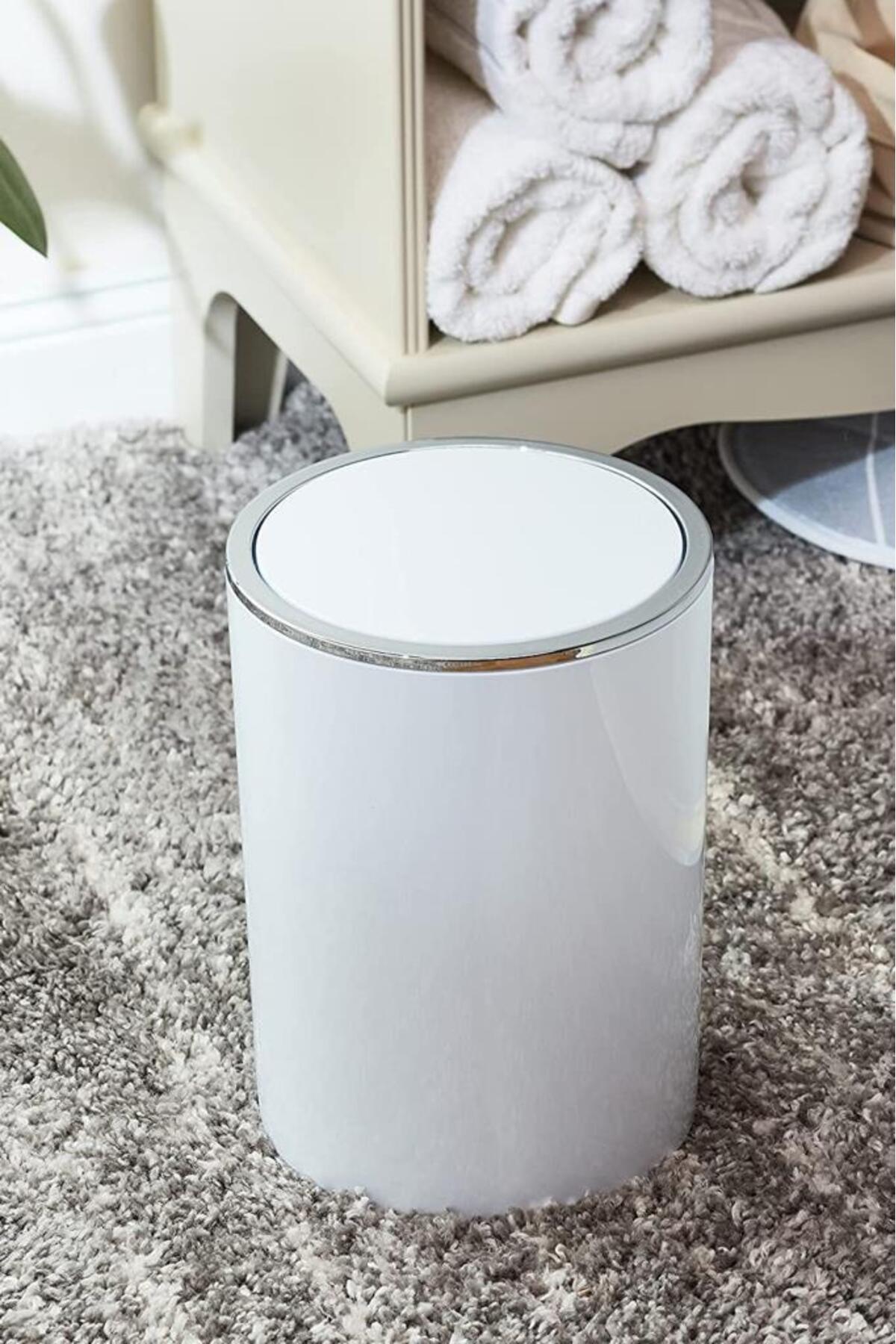 Beyaz, Çöp Kovası 5 Litre - İnca Model