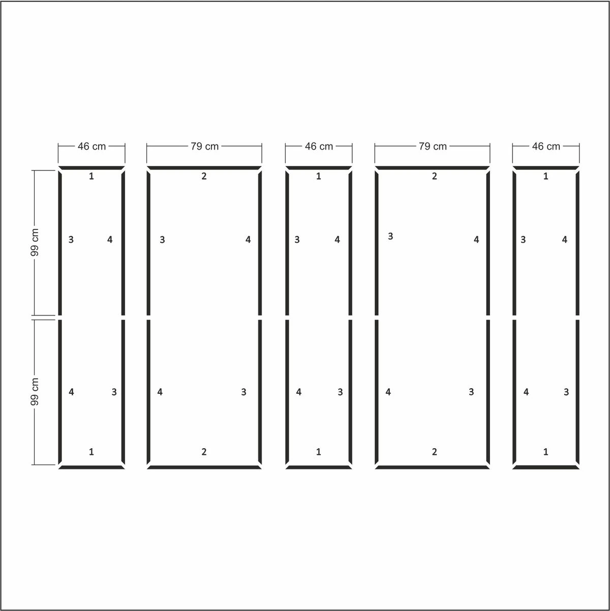 Dekoratif Boyanabilir Montaja Hazır Duvar Çıtası,önceden Kesilmiş Astarlı Kendin Yap Kit (P30)