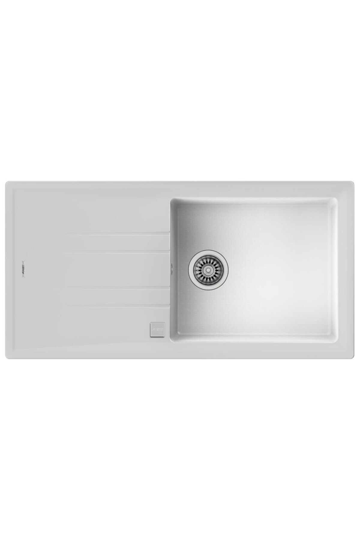 Stone 60 L-tg Beyaz Granit Evye - 100x51 Ölçü