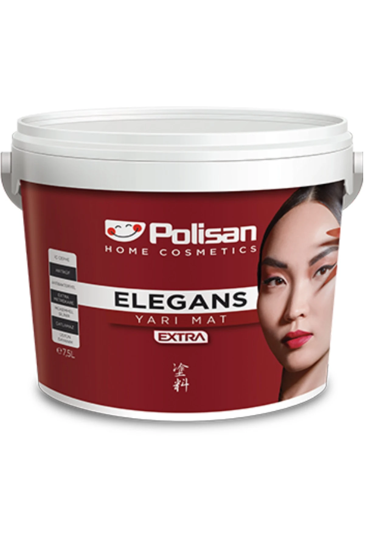 Elegans Küf Önleyici Antibakteriyel Tam Silinebilir Ic Cephe Boya 15 Lt Royal Gri