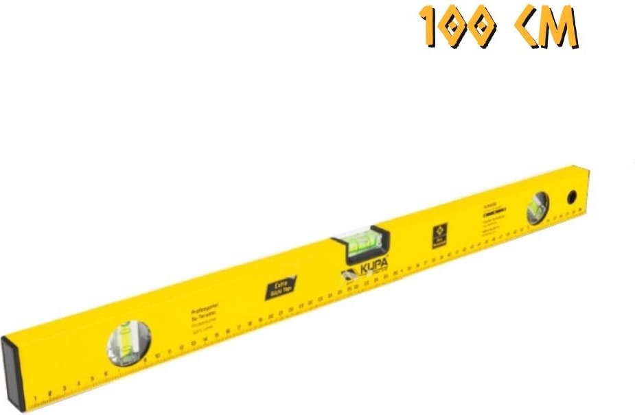 Kupa Profesyonel Su Terazisi Sarı - 100 Cm.