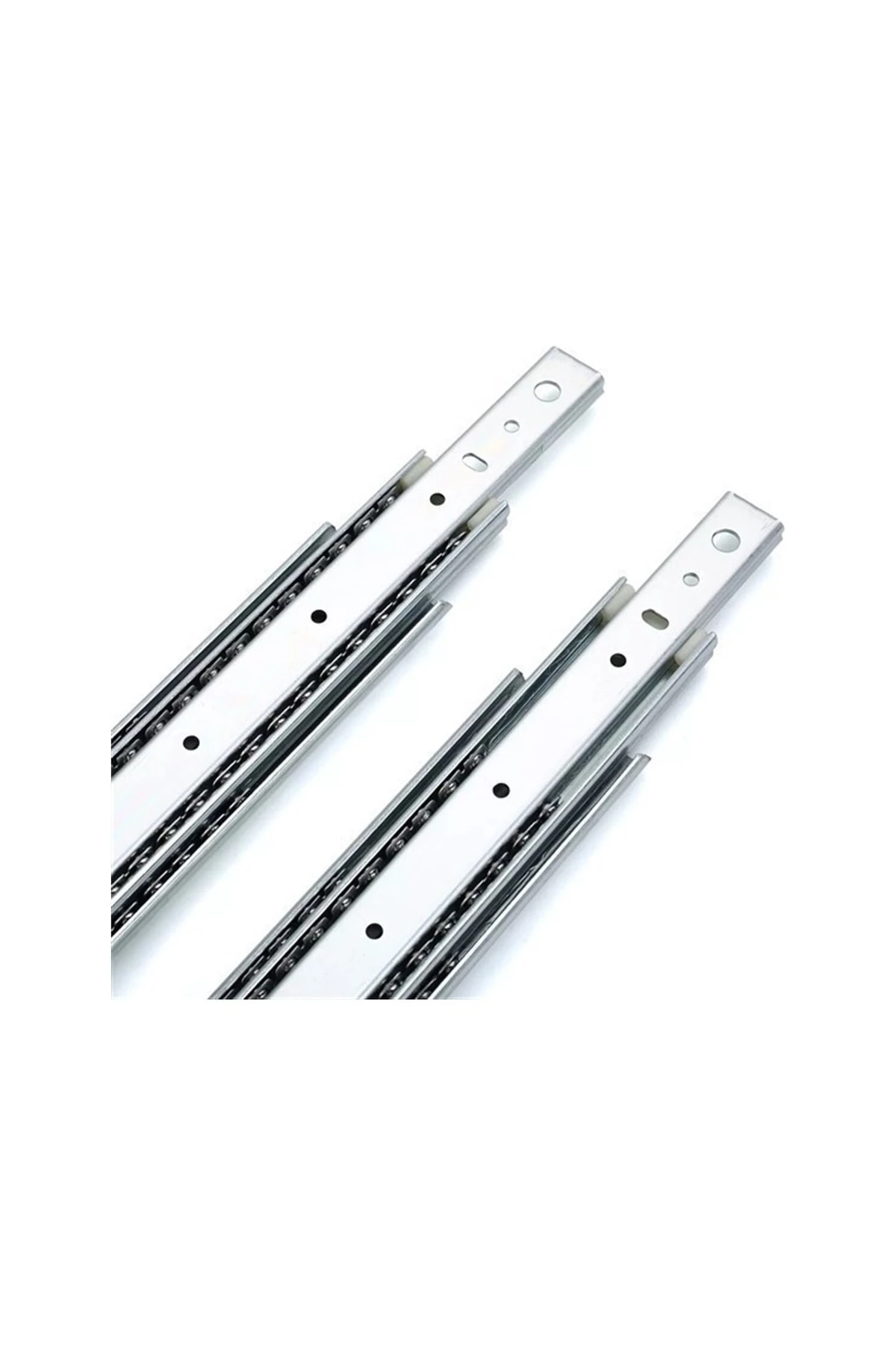 Teleskopik Bilyeli Çekmece Rayı 43mmx50cm 2'li Takım