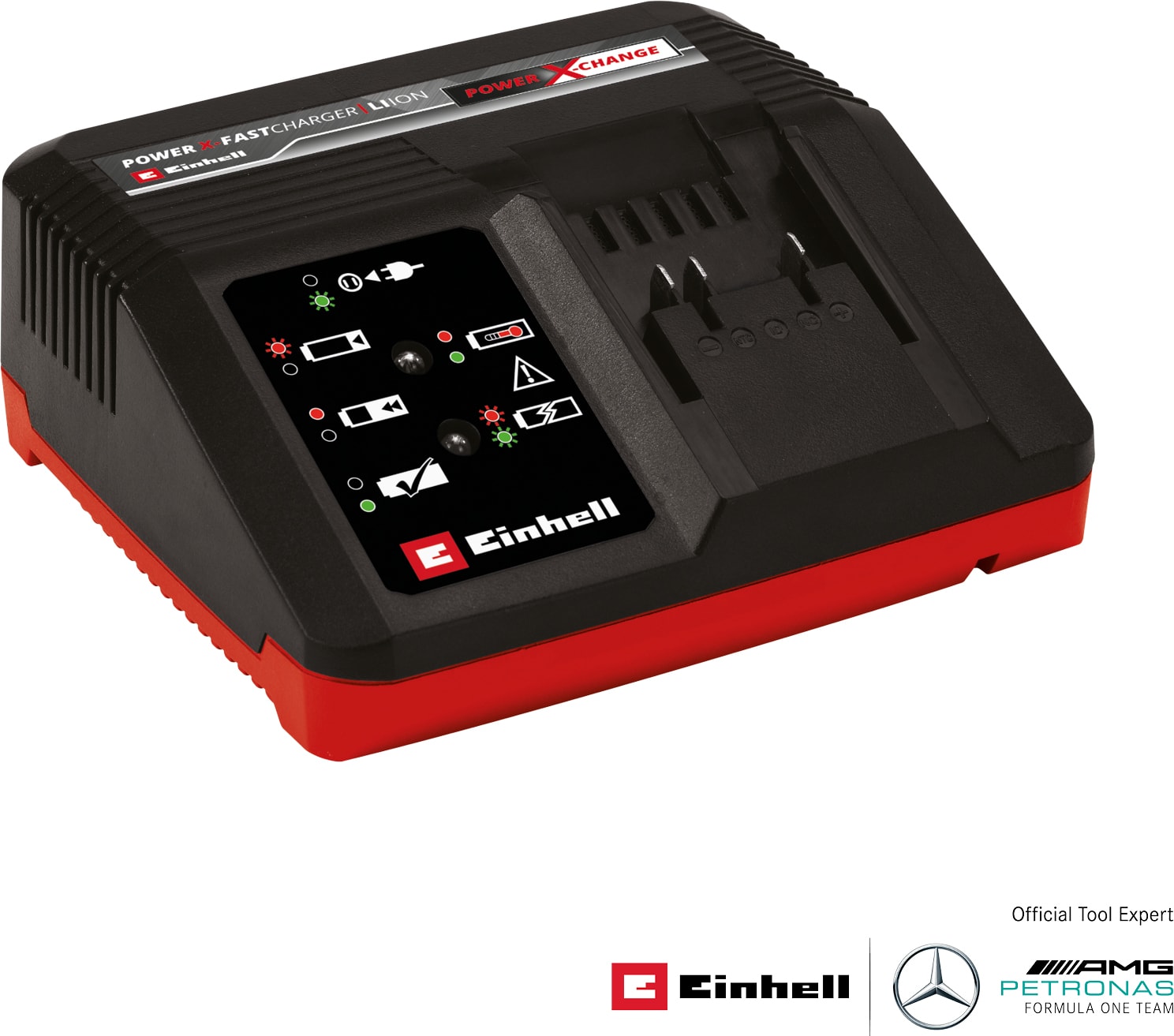 EİNHELL Orijinal Şarj Cihazı Power X-Fastcharger 4A Power X-Change (18 V, akü takibi, akıllı şarj yönetimi, 6'lı LED gösterge) - 4512103