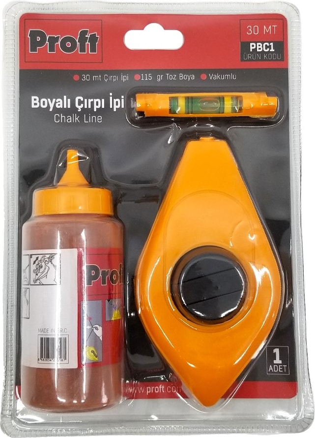 Kırmızı Boyalı Çırpı Ipi Seti 30 Mt.