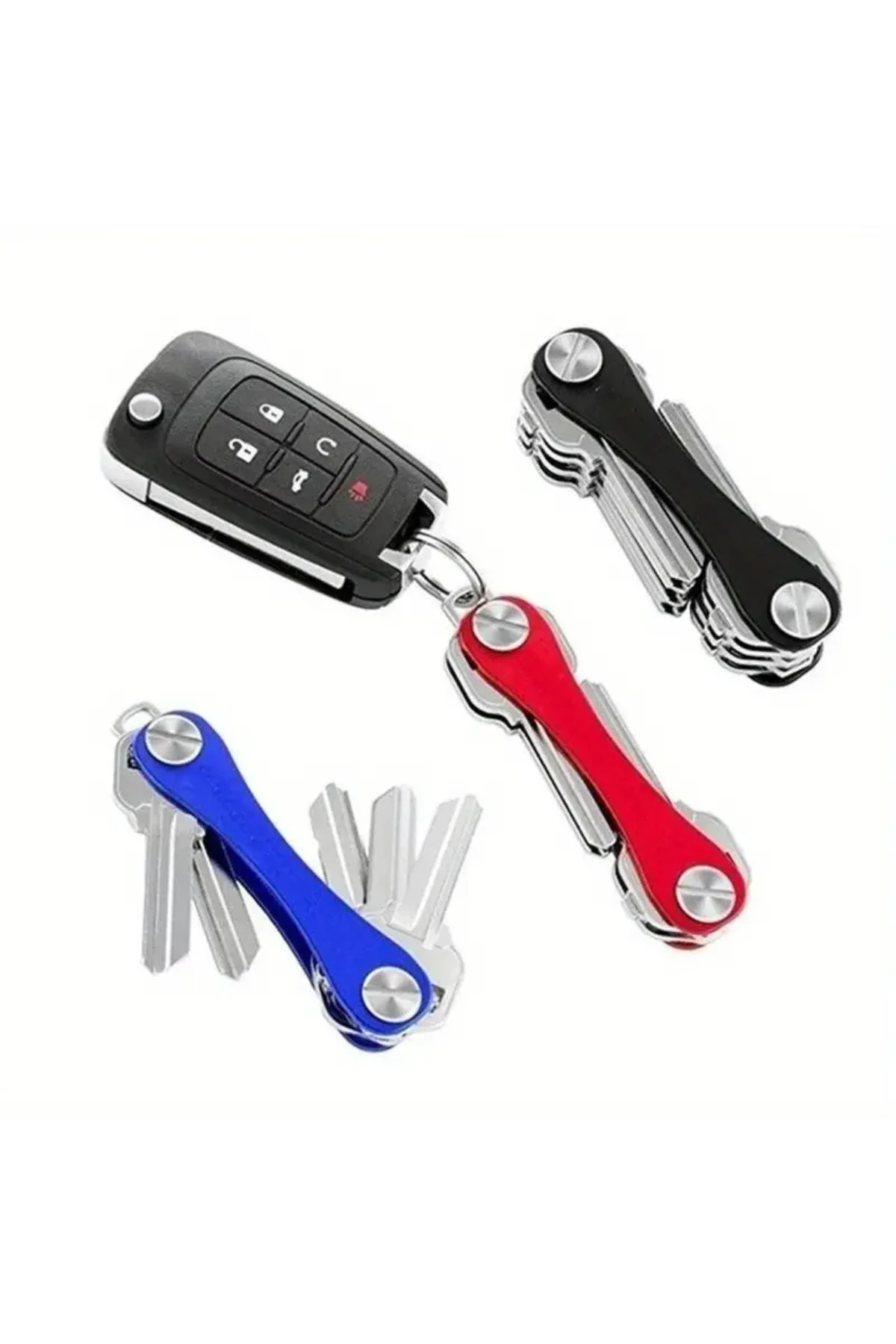 Anahtar Düzenleyici Akıllı Organizatör Anahtarlık Metal Anahtar Tutucu Clever Key