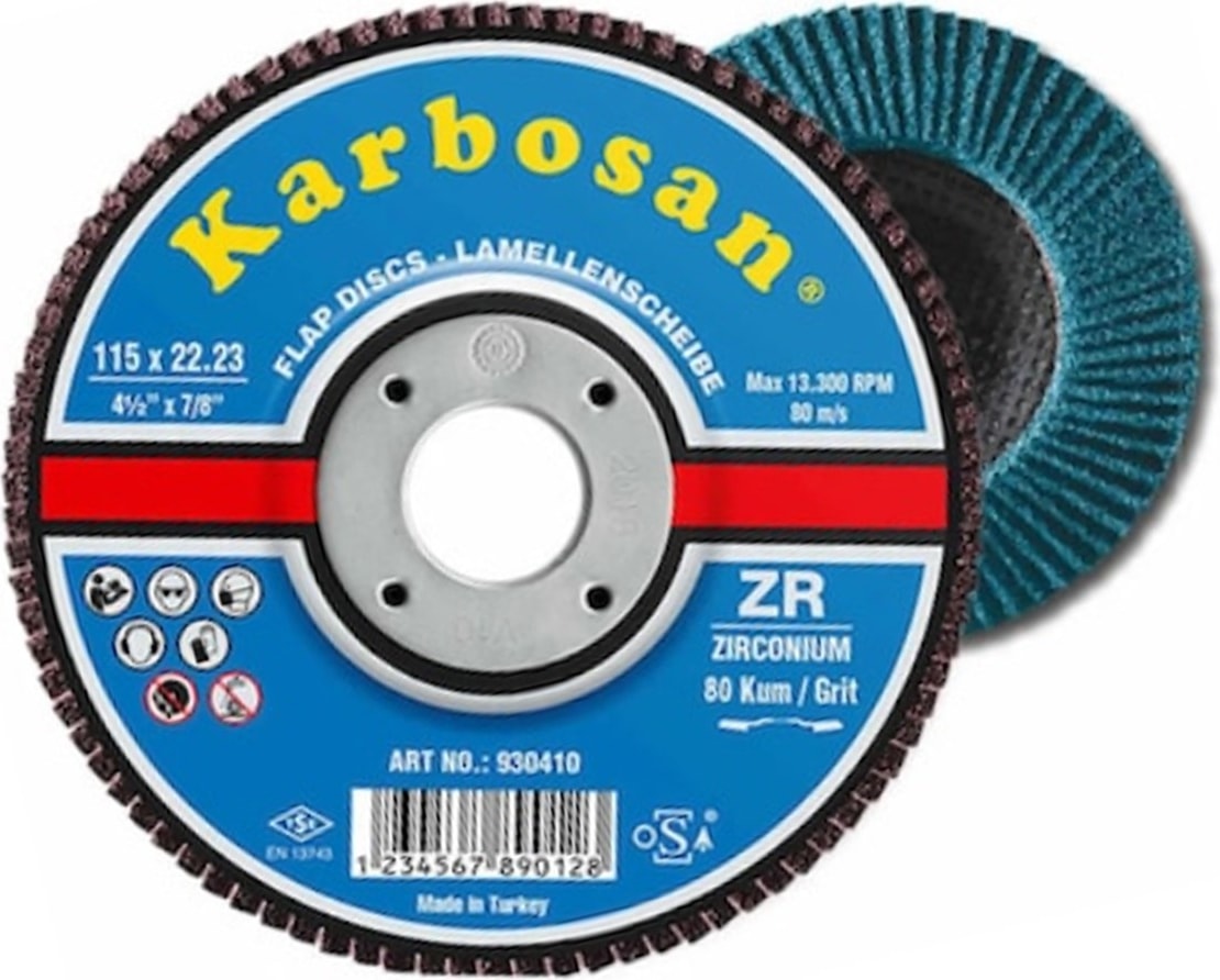 KARBOSAN Premium 115 Flap Disk Zr 80 - 983465
