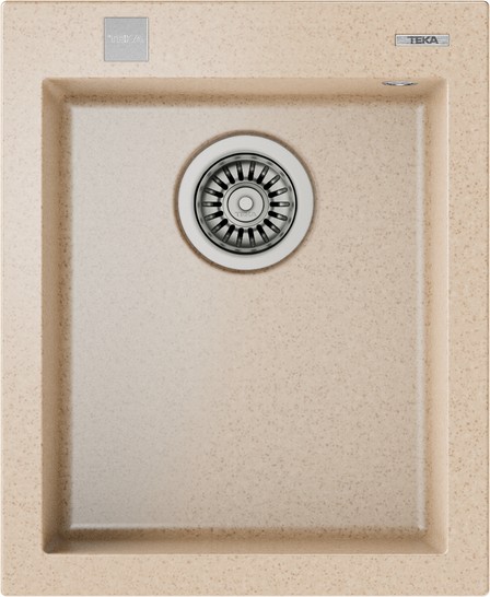 FORSQUARE 34.40 TG AVENA BEIGE Ankastre Kumanda Sifonlu Granit Eviye Bej 34 cm 115230012