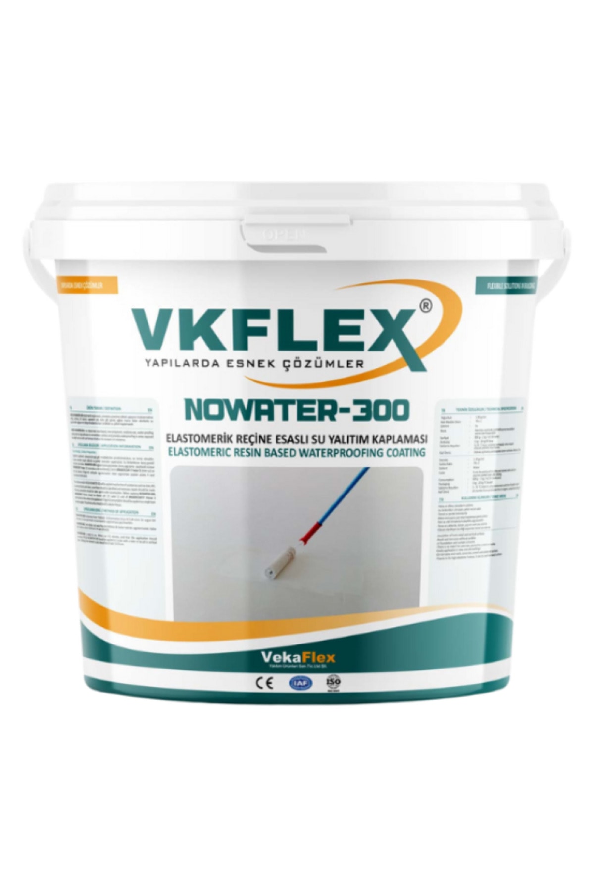 NOWATER-300 ELASTOMERİK REÇİNE ESASLI SU YALITIM KAPLAMASI