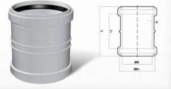 50 3.2 Pvc-U Kayar Manşon