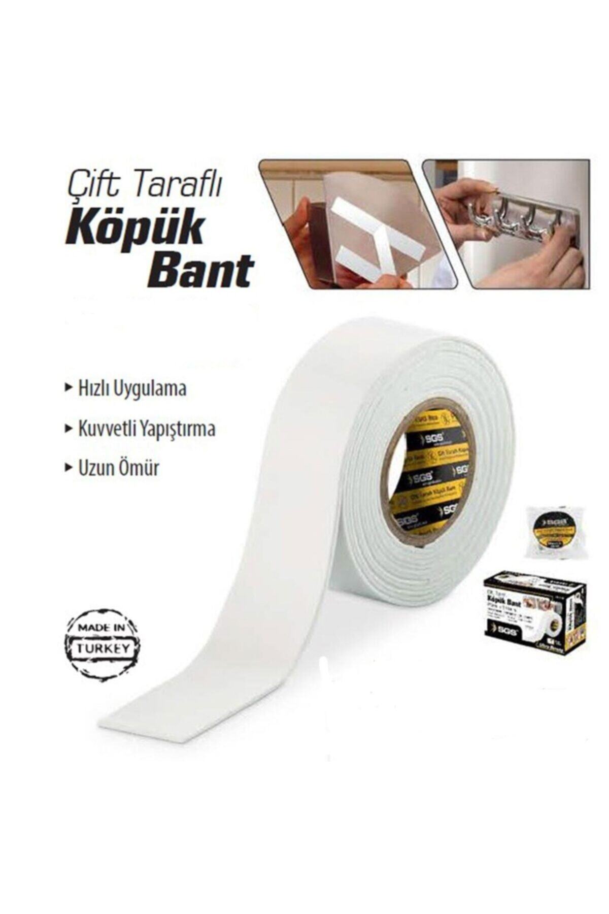SGS Çift Taraflı Köpük Bant 25mm X 2 Metre