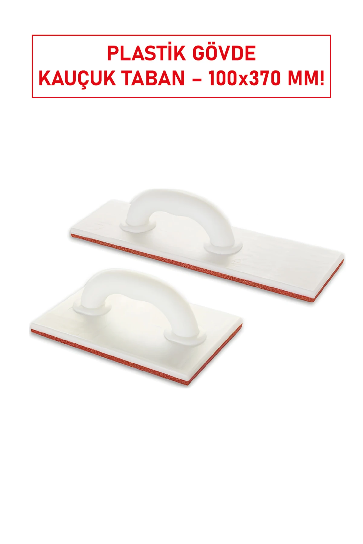 Dekor 077 Tirfil Mala Kısa 150x225 Paslanmaz Çelik Ahşap Saplı Sıva ve Alçı Uygulama Malası