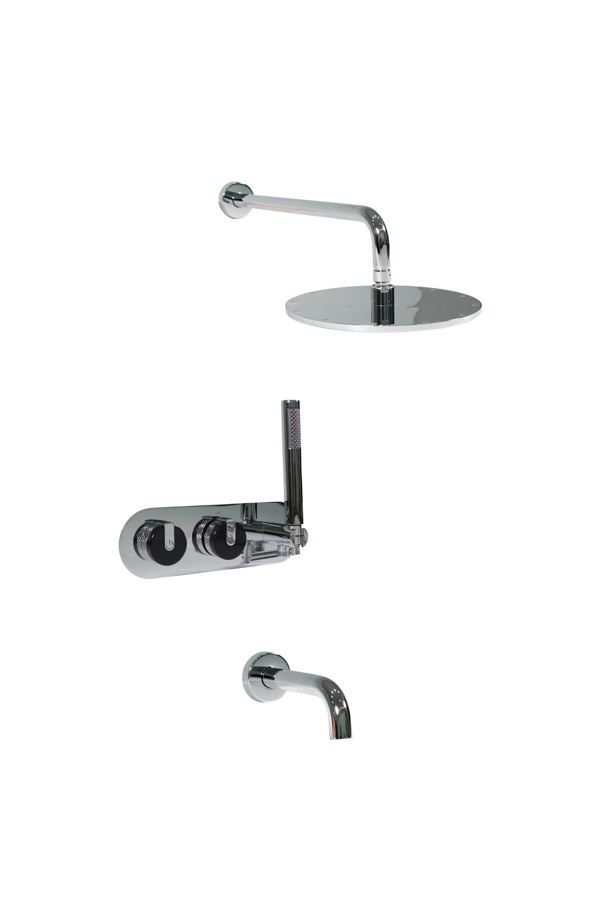 Victoria Chrome 3 Yönlü Ankastre Duş Sistemi