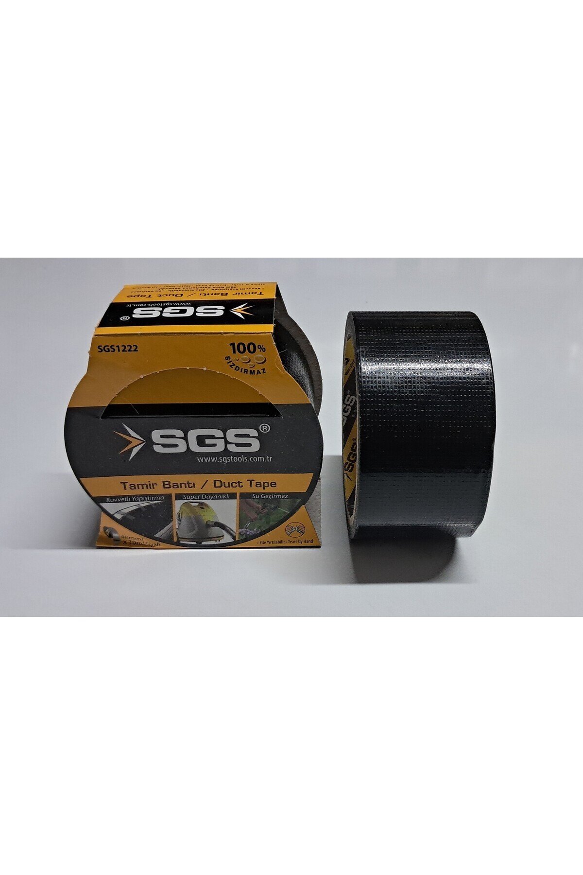 Yüksek Kalite Tamir Bandı / Bıranda Tamir Bandı SİYAH 48mm X 10 Metre