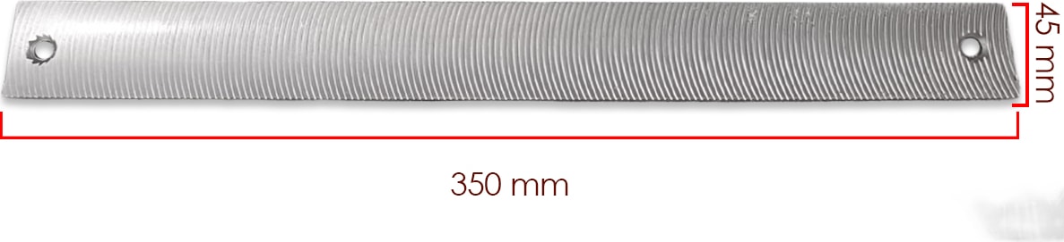 Amerikan Radyal Kaporta Eğe Yedeği 45MM x 350MM Made In Germany