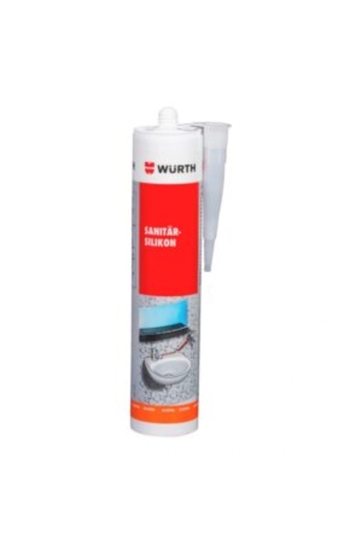 WÜRTH Silikon Asetat Şeffaf 310ML- Hava Koşullarına Dayanıklı, Elastik Sızdırmazlık Çözümü