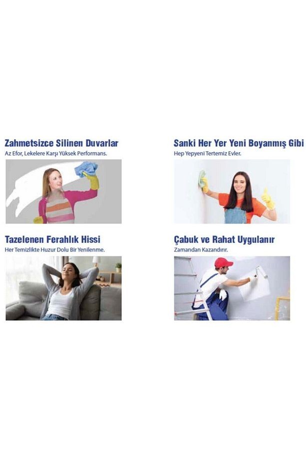 Momento Silan Yıkanabilir Silikonlu Ipeksi Parlak Iç Cephe Boyası 15 Lt Andezit10