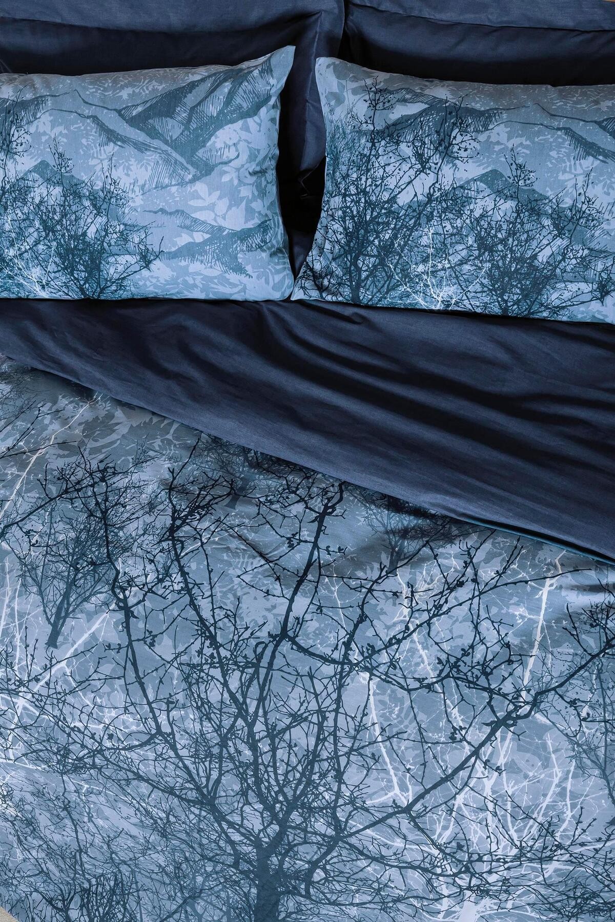 Ranforce Çift Kişilik Nevresim Takımı Kora Moonlit Pandora (Havlu Hediyeli)