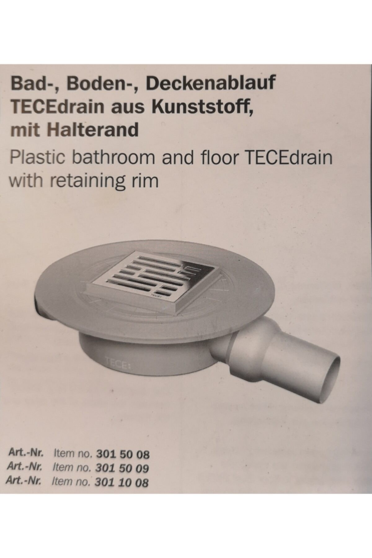 Tece Yer Süzgeçi 10x10 50mm Yalıtımlı Ithal