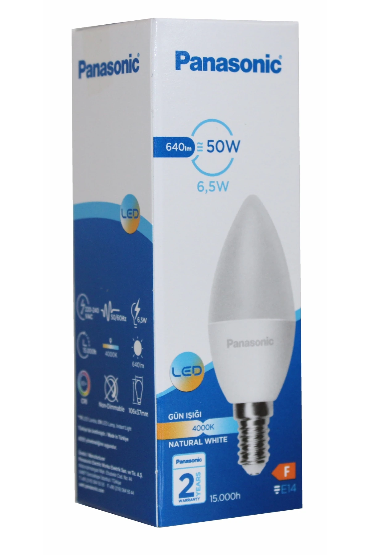 MUM AMPÜL (İNCE DUY) 6,5W E14 İNCE DUYLU 4000K SARI BEYAZ ARASINDA GÖZ YORMAZ YÜKSEK AYDINLIK VERİR