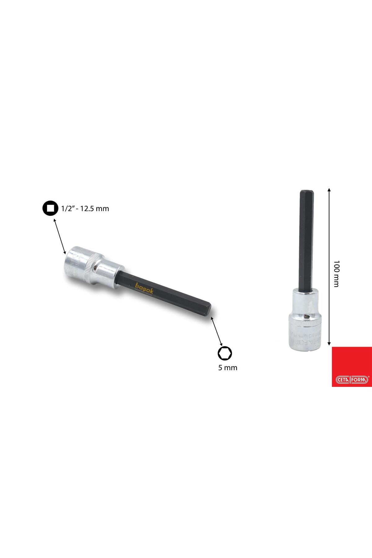 5 Mm Uzun Tip 1/2” Lokmalı Allen C28s-h05l