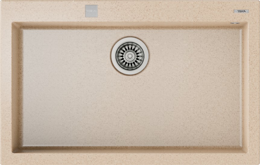 FORSQUARE 72.40 TG AVENA BEIGE Ankastre Kumanda Sifonlu Granit Eviye Bej 72 cm 115230002