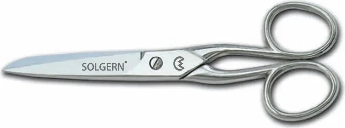 232-5 Iplik ve Kumaş Temizleme Makası No: 5 Inç / 12,70 cm - Nikel Kaplama