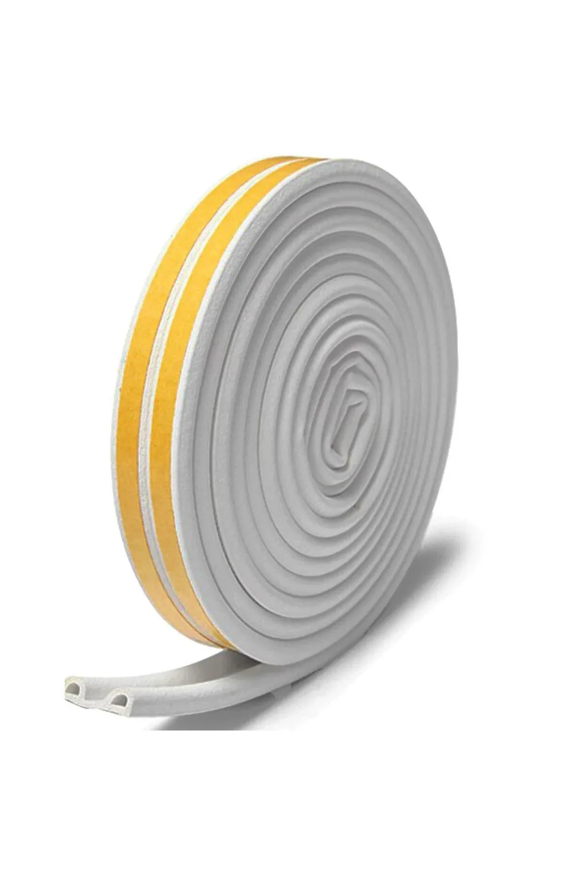 Kapı Pencere Bandı 4x2=8 Mt Su Geçirmez İzolasyon Fitili Ses Soğuk Isı Yalıtım Bandı (BEYAZ)