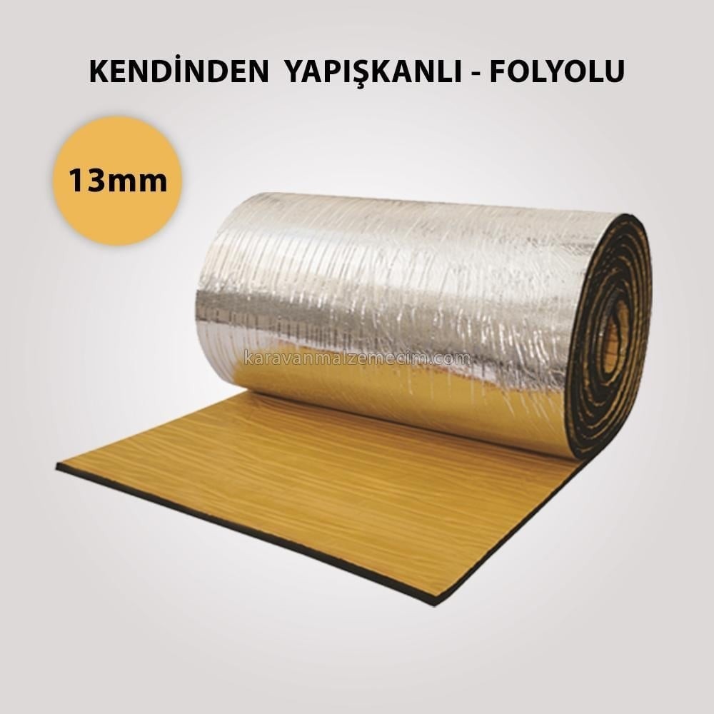 13MM Kendinden Yapışkanlı Alüminyum Folyo Izolasyon