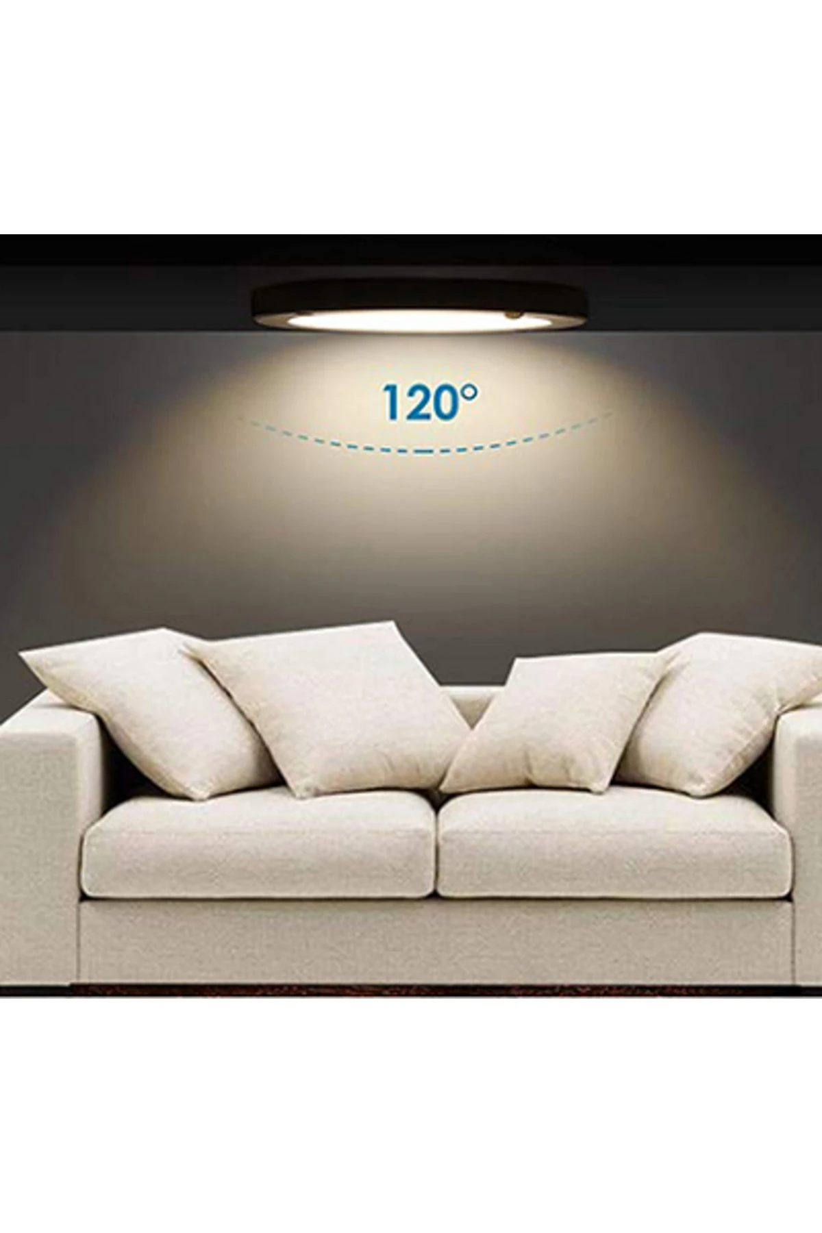 20w Sensörlü Sıva Üstü Led Panel Ct-9247 6400k Beyaz Işık