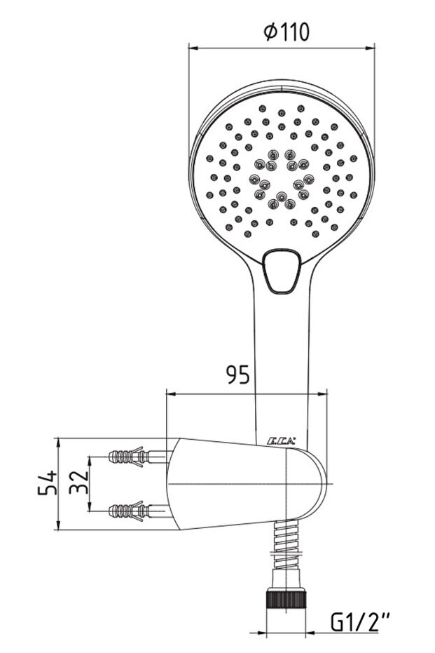 Purity Mafsallı Duş Seti Banyo Üst Takımı 102117389