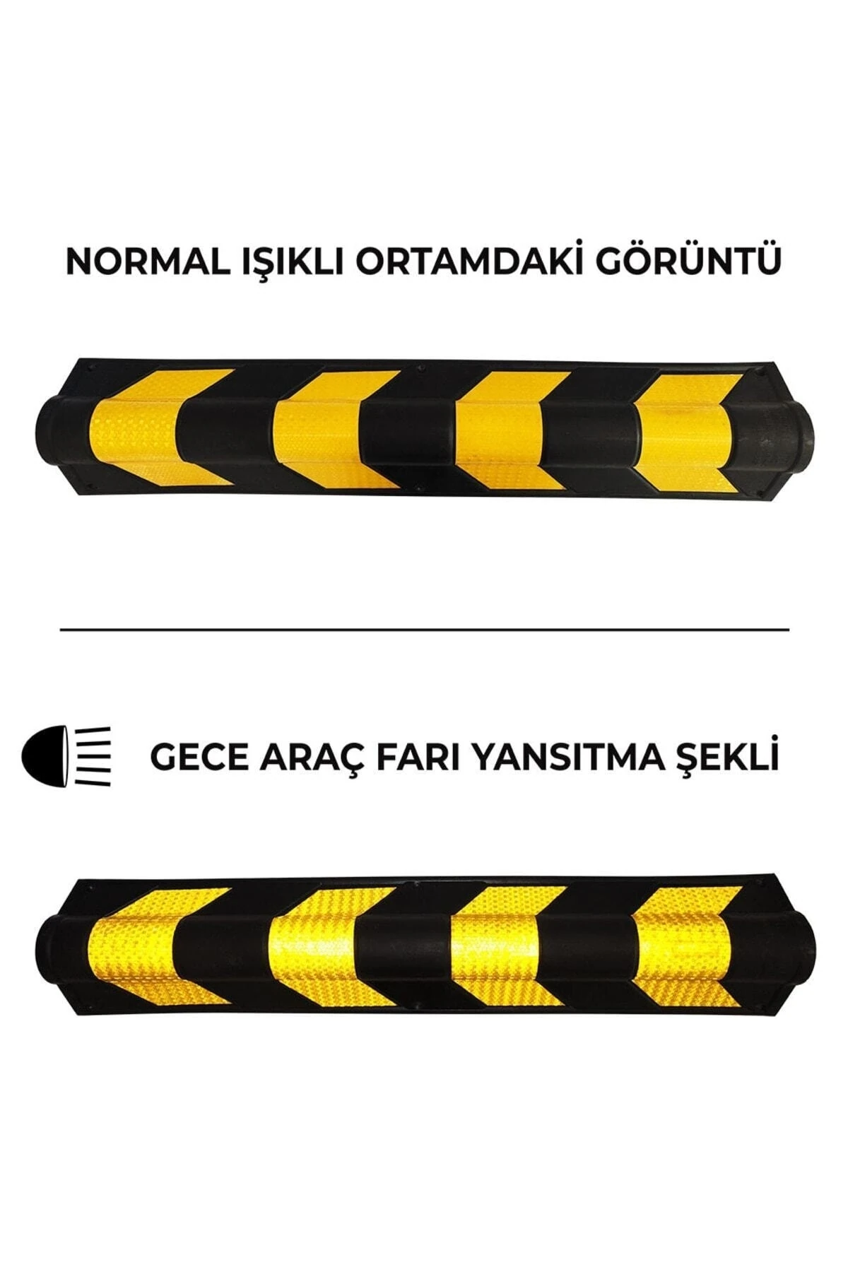 Kolon Köşe Koruyucu Otopark Bariyeri Kauçuk Stoper 4 Adet