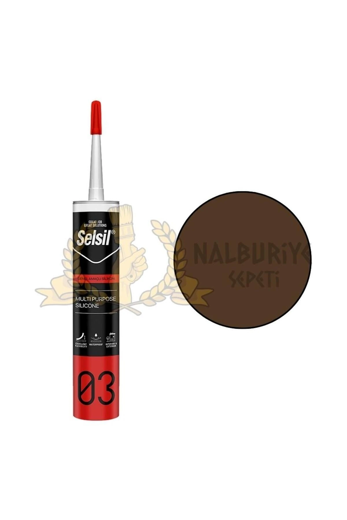 Silikon Kahverengi-brown 280ml