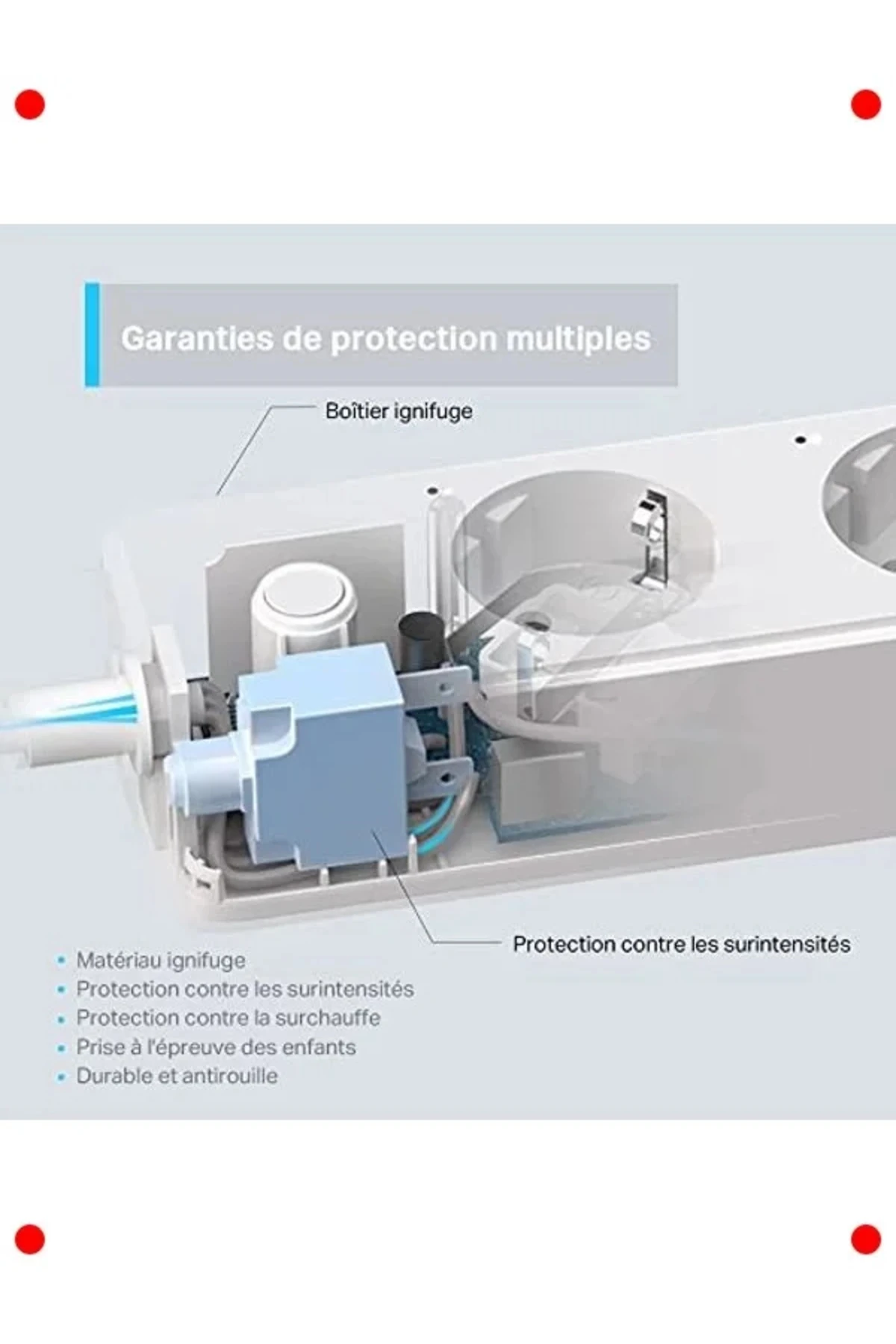 Akıllı Wi-Fi Çoklu Priz: 3'lü, Hızlı Şarj, Uzaktan Kontrol