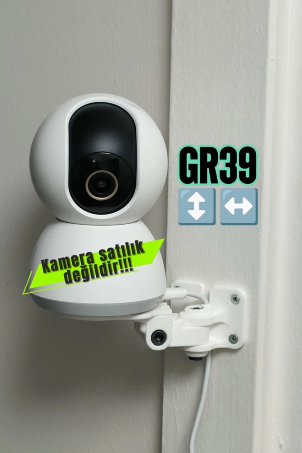 Buğz GR39 Mi 360° Home Güvenlik Kamerası Hareketli Duvar Montaj Aparatı