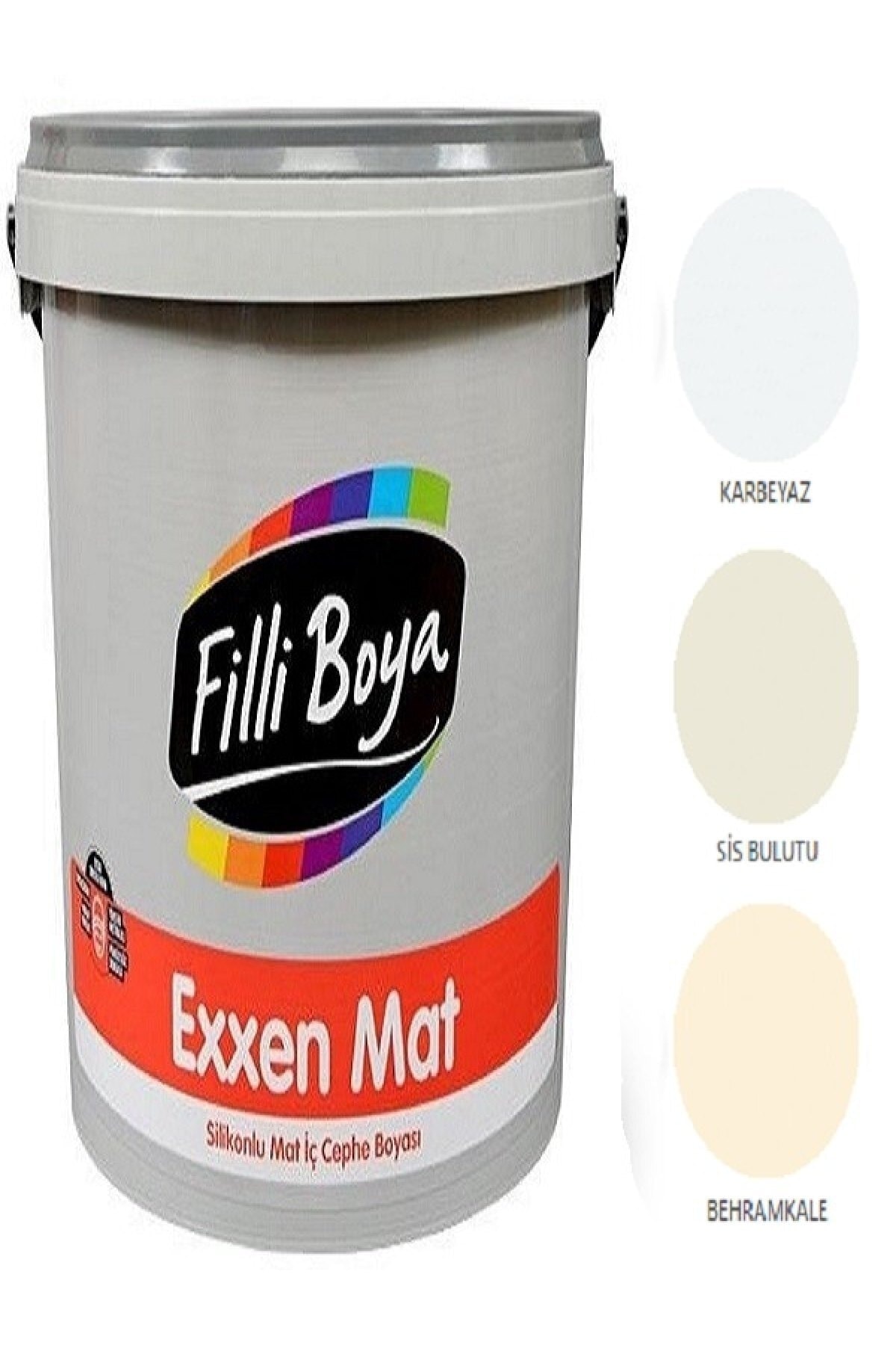 Exxen Mat Silikonlu Mat Iç Cephe Boyası 7,5lt (karbeyaz)