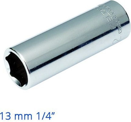 Altı Köşe Derin Lokma Anahtar 13 Mm 1/4''