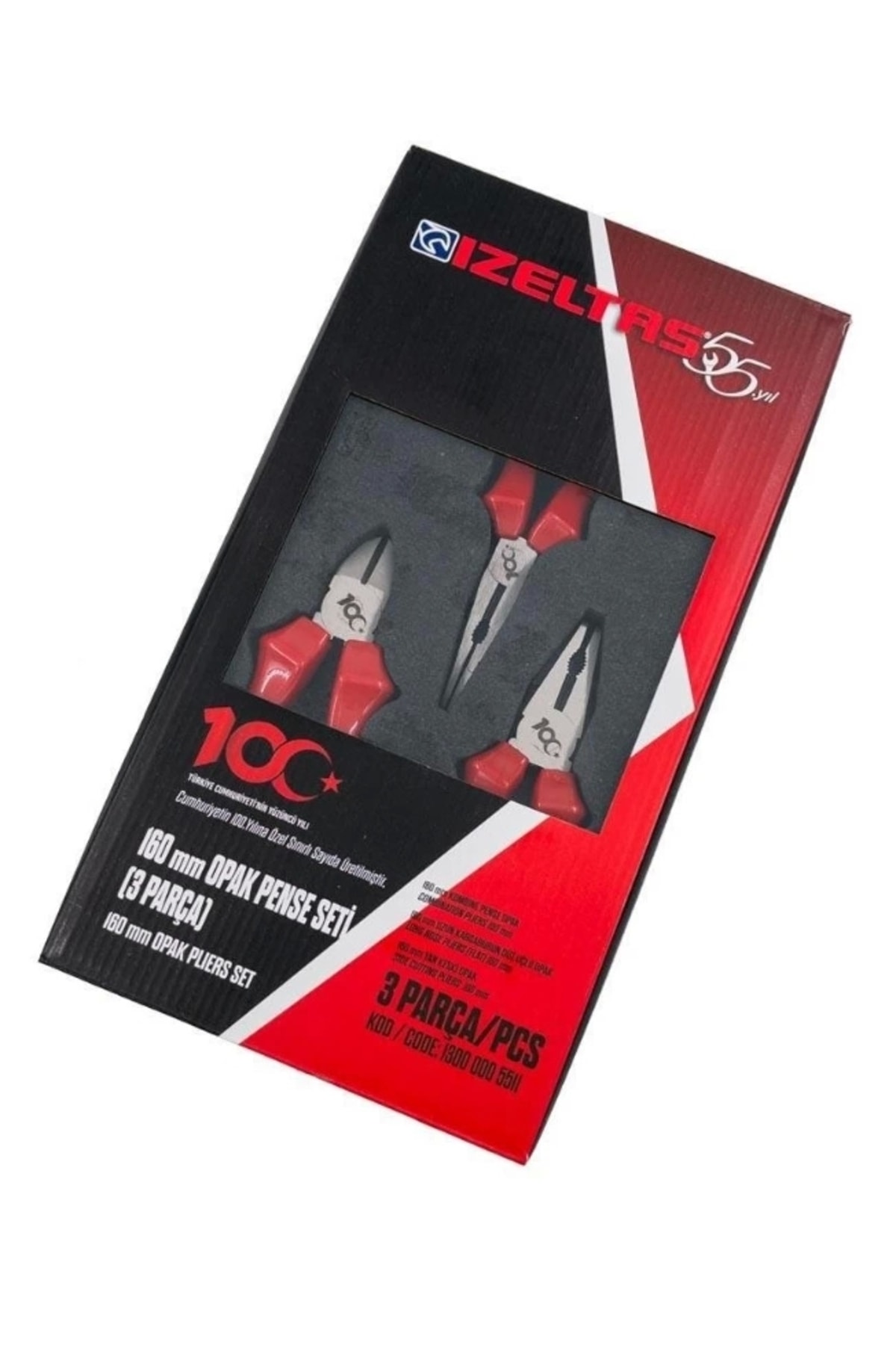 160mm Opak Pense Yankeski Kargaburun 100.yıl Set