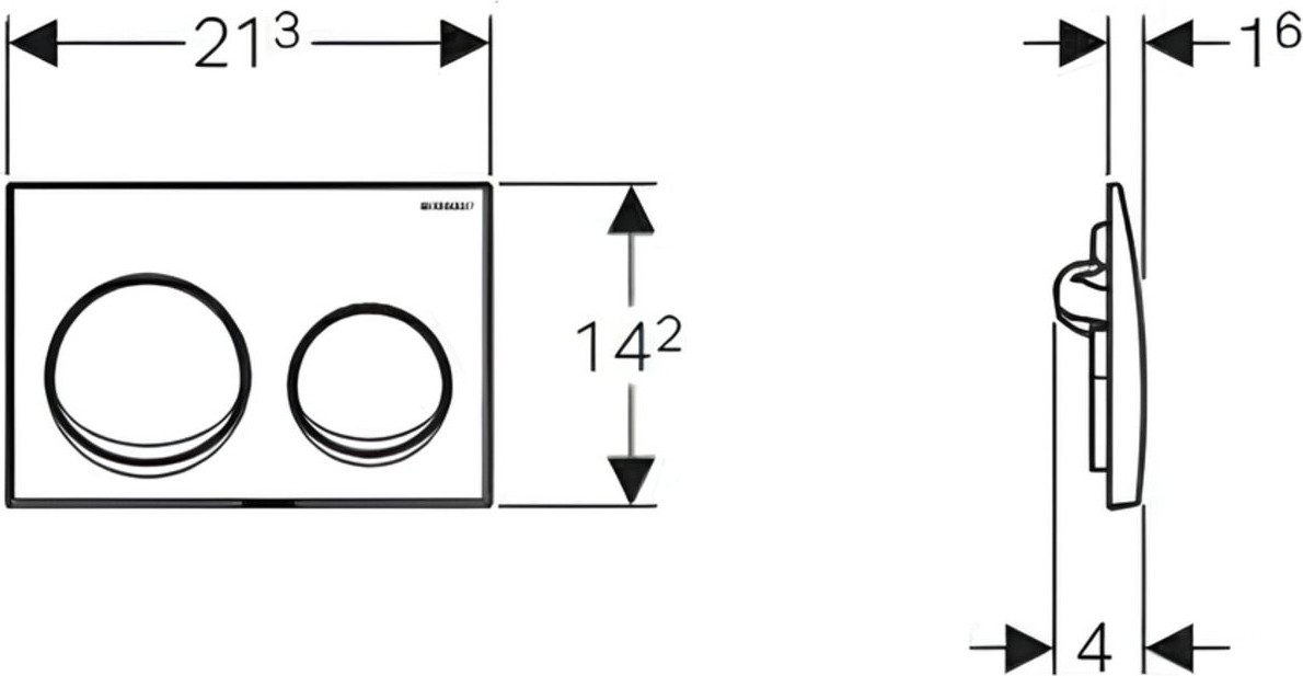 Alpha Kombifix Duvar İçi Gömme Rezervuar Seti 8 cm 110.174.00.1-MSET