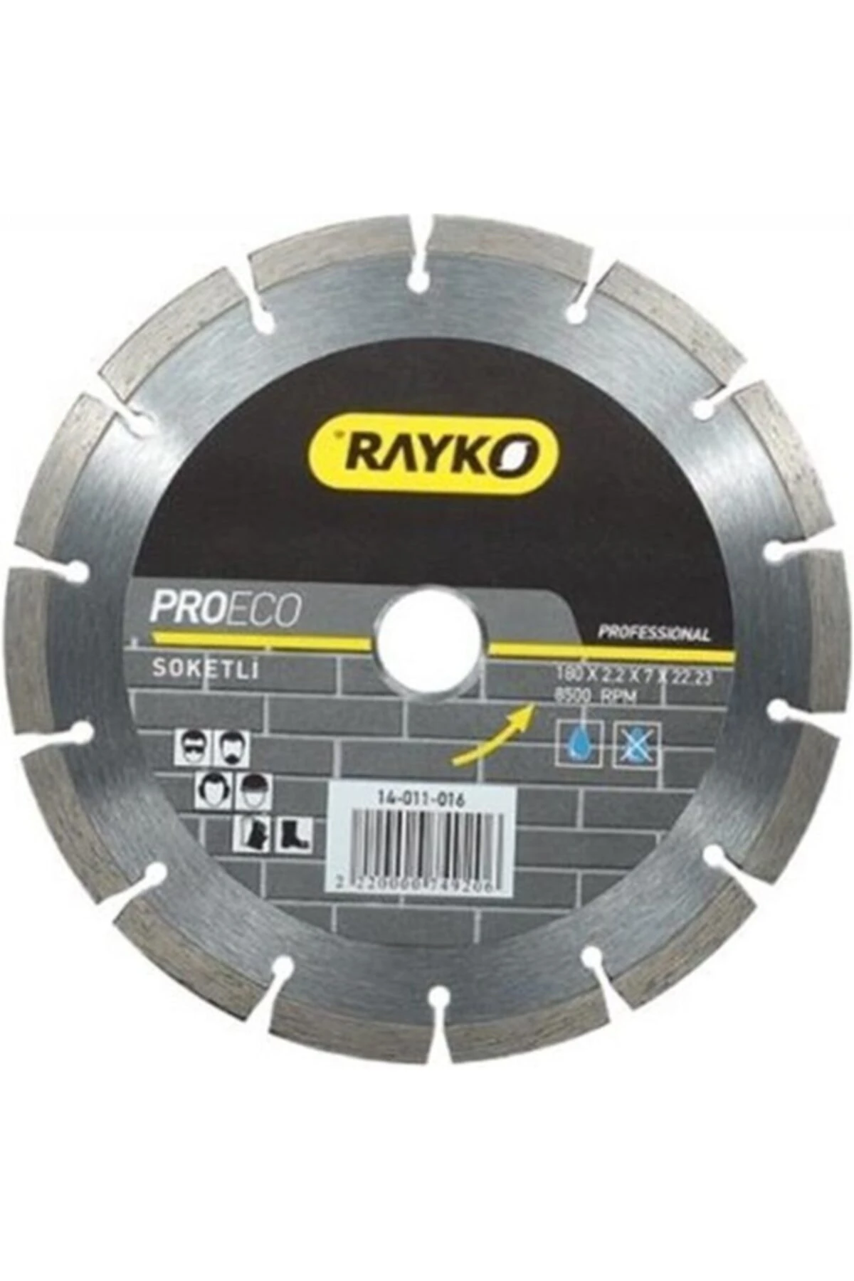 Elmas Daire Testere 180*2,2*7*22,2 Soketli