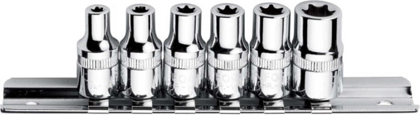 C06-R06 6 Parça 1/4” Dış Torx Lokma Anahtar Takımı
