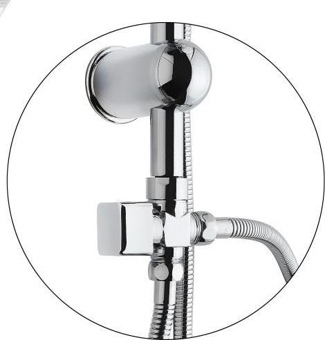 Florida Pirinç Ağır Borulu Fonksiyonlu Robot Tepe Duş Seti