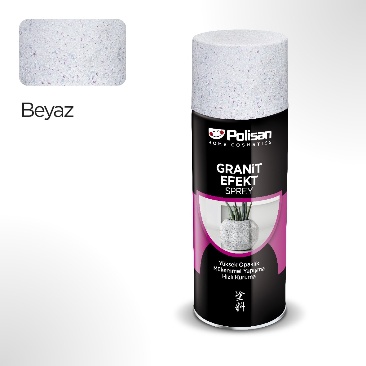 Granit Efekt Beyaz Sprey Boya 400 ml