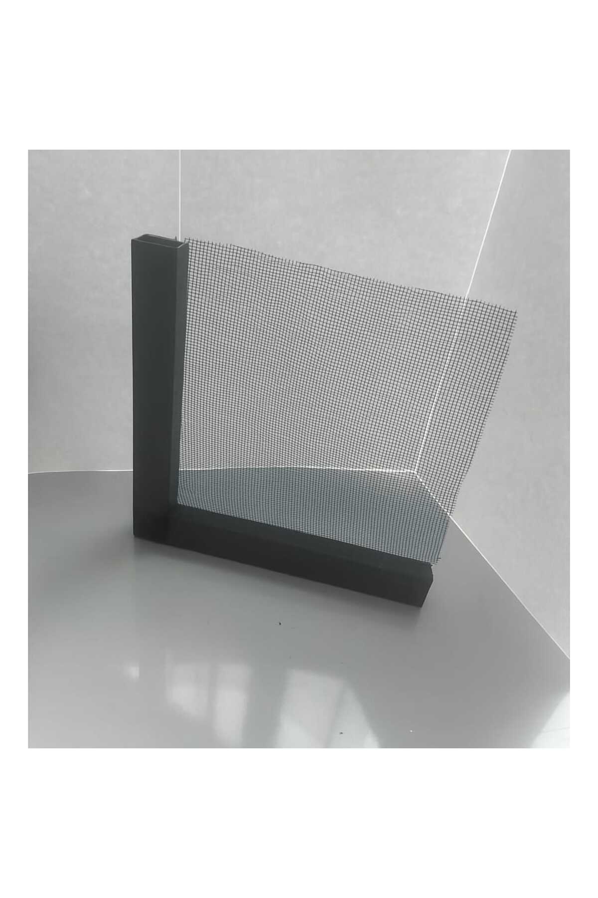 MENTEŞELİ ANTRASİT GRİ RENK PENCERE- KAPI SİNEKLİĞİ (150 - 180 X 30 - 80 )