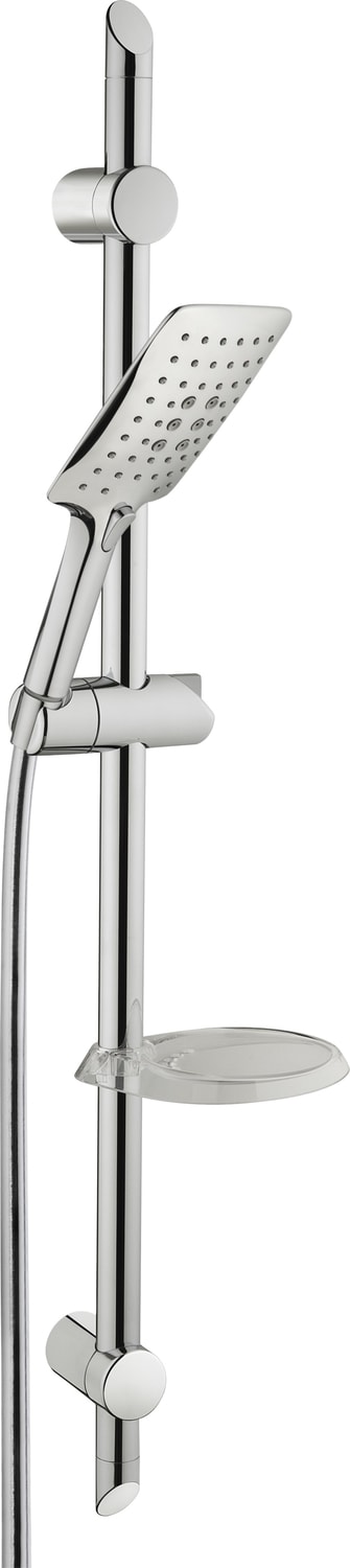 Shine Square A45630STA 3F Sürgülü El Duşu Takımı, Krom
